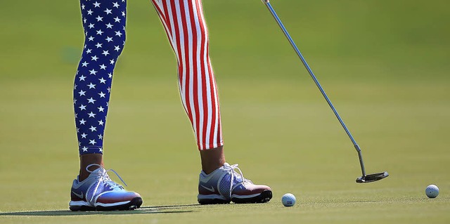 Klar, hier wird Golf gespielt. Aber di...ge Rckschlsse auf ihre Trgerin zu.   | Foto: AFP