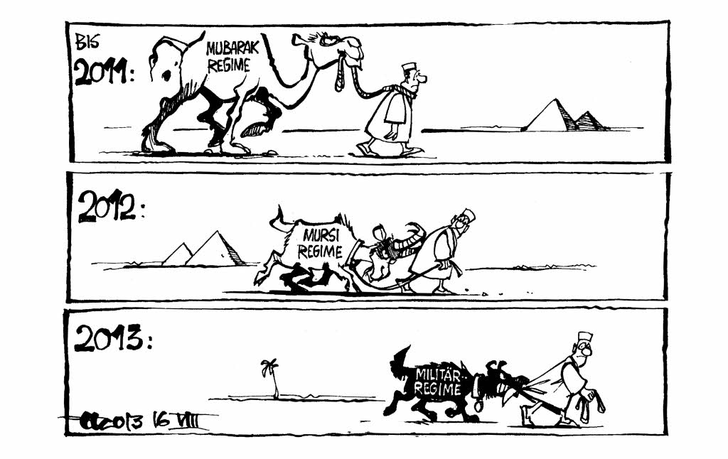 Der Agyptische Hans Im Gluck Karikaturen Badische Zeitung