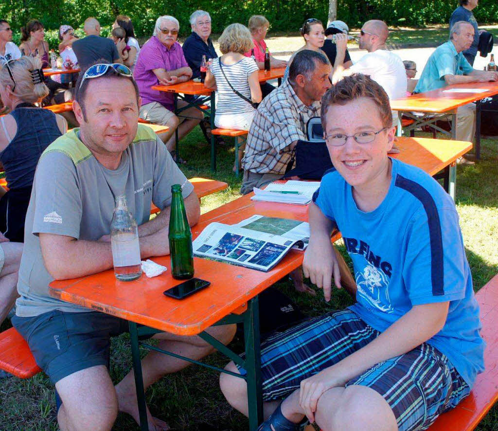 Die vierte Etappe endete am Samstag in Murg – dort, wo am Sonntag die fnfte begann.