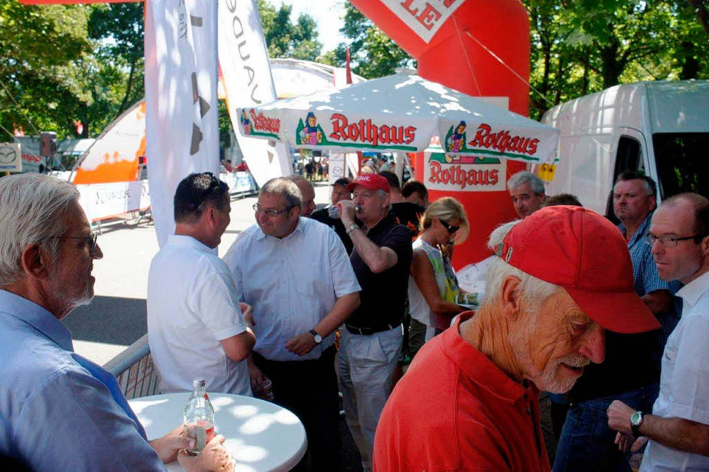 Die vierte Etappe endete am Samstag in Murg – dort, wo am Sonntag die fnfte begann.