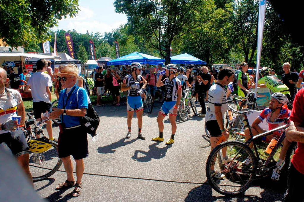 Die vierte Etappe endete am Samstag in Murg – dort, wo am Sonntag die fnfte begann.