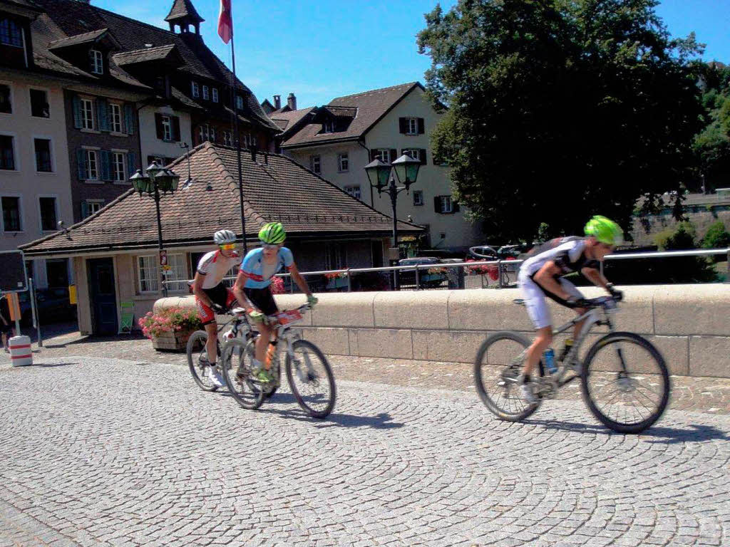 Die vierte Etappe endete am Samstag in Murg – dort, wo am Sonntag die fnfte begann.