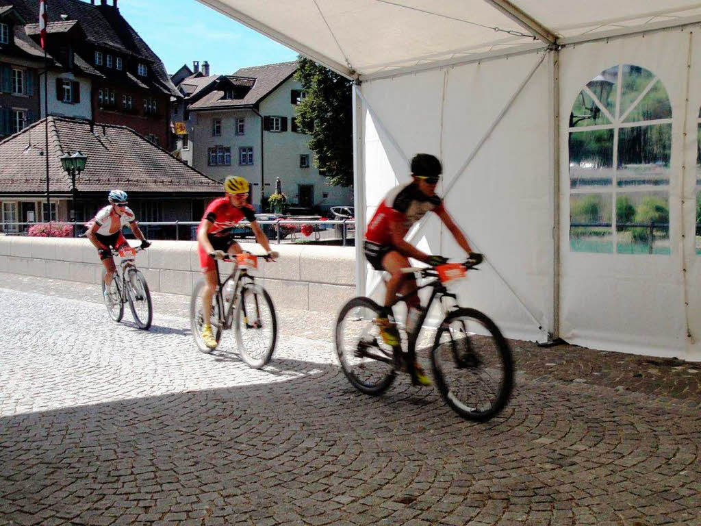 Die vierte Etappe endete am Samstag in Murg – dort, wo am Sonntag die fnfte begann.