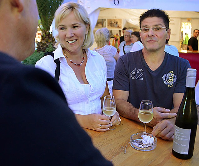 Stimmung auf dem Emmendinger Weinfest  | Foto: Patrik Mller