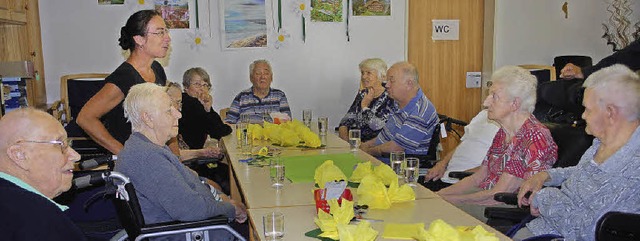 Im Martinshaus: Im Treffpunkt kommen die Bewohner zusammen.   | Foto: Thomas Loisl Mink