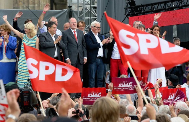Die SPD feierte am Wochenende ihren 150. Geburtstag.  | Foto: dpa