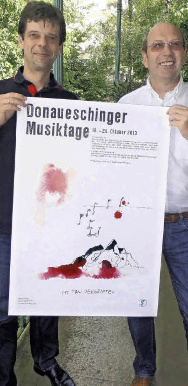 Kunstvoll: das Plakat der Donauerschinger Musiktage 2013   | Foto: BZ