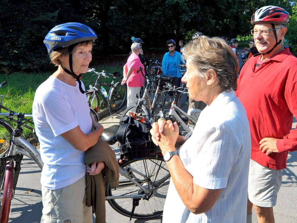 Impressionen der Fahrradtour zum Kaisersthler Samengarten