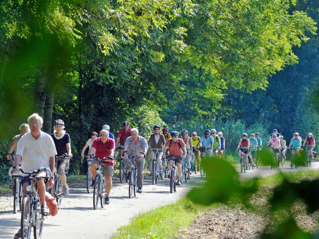 Impressionen der Fahrradtour zum Kaisersthler Samengarten