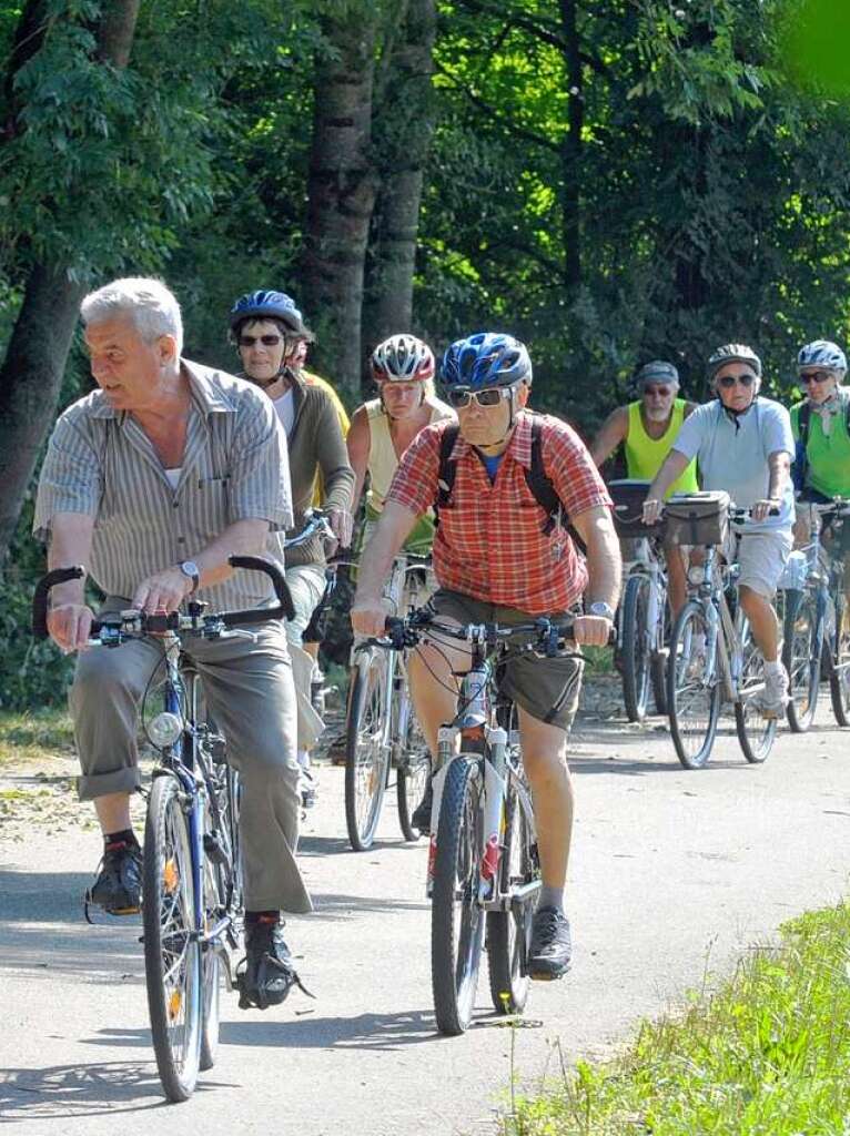 Impressionen der Fahrradtour zum Kaisersthler Samengarten