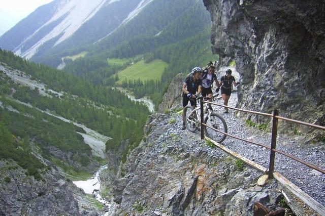 Mit dem Mountainbike über die Alpen