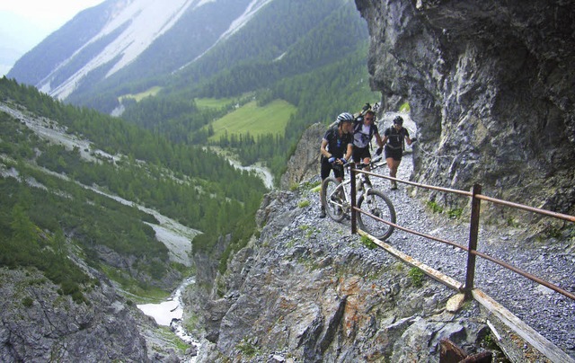 Eine beeindruckende Bergwelt genossen die Teilnehmer der Alpen-Tour.  | Foto: Privat