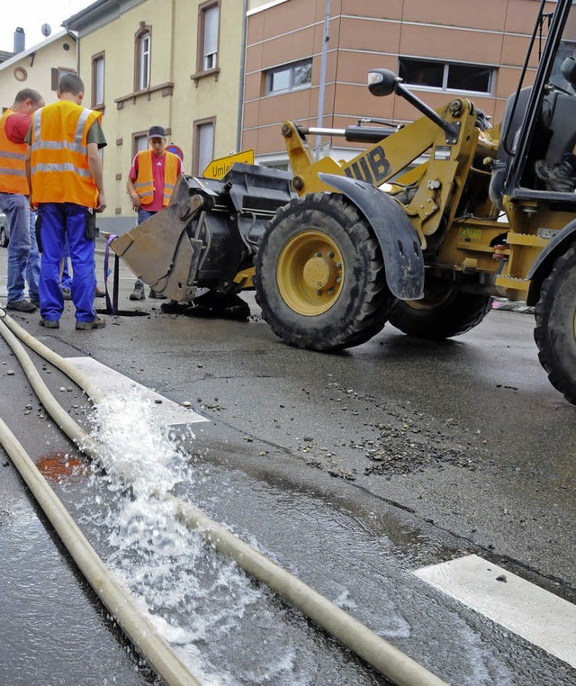 Beim Frsen  wurde der Schieber eines ...hatten die Anwohner kein Wasser mehr.   | Foto: Robert Bergmann