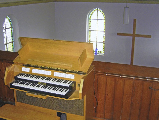 Die Adelbergkirche hat ein neues Instrument .  | Foto: privat