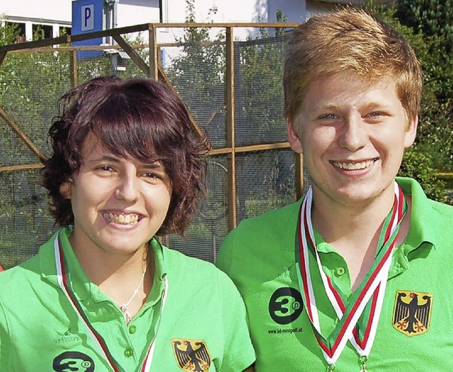 Anna Rmmelin und Maximilian Frech   | Foto: Heinz Vollmar