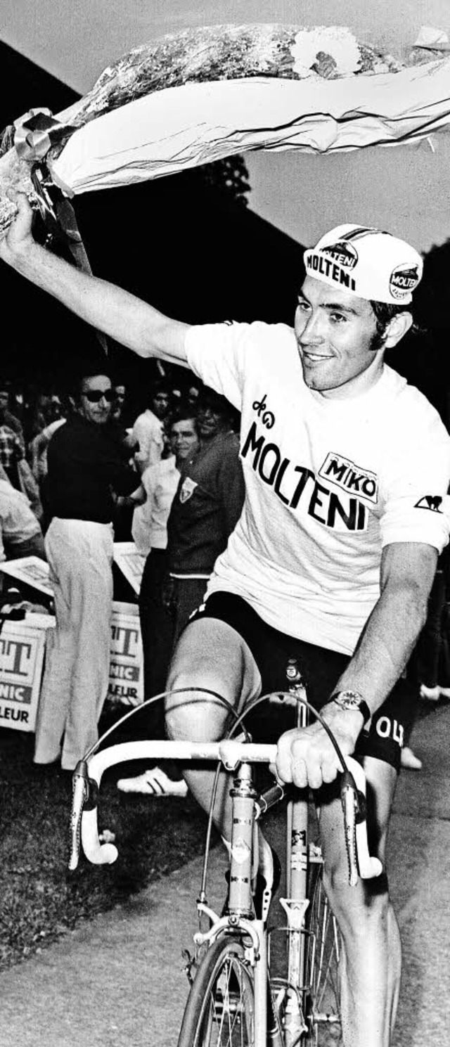 Eddy Merckx  im Jahr 1972  | Foto: dpa