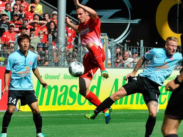Schoss gegen Mainz 05 das einzige Tor: Sebastian Freis vom SC Freiburg.  | Foto: Achim Keller