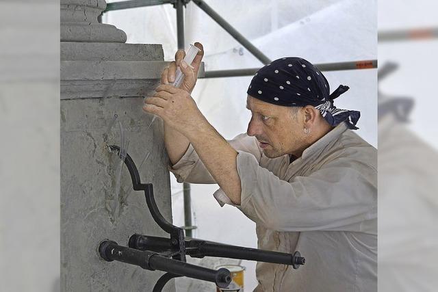 Alter Brunnen wird wieder wie neu