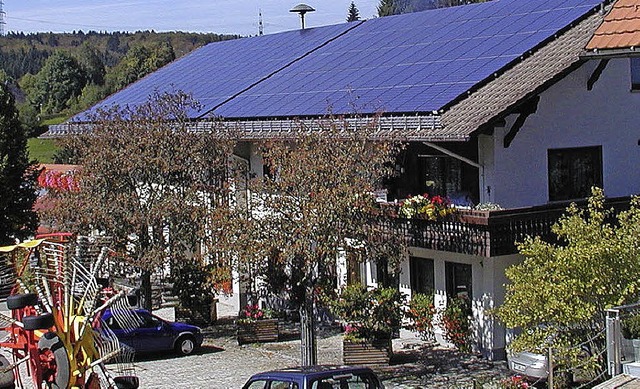 Der im Hotzenwald erzeugte Solarstrom ...nostiziert  Energiedienst Rheinfelden.  | Foto:  WOLFGANG ADAM