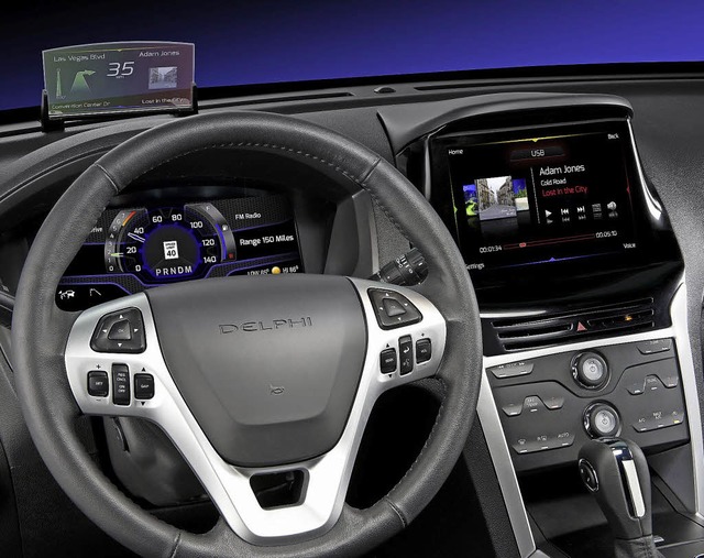 Immer mehr Infotainment im Auto kann  zum  Sicherheitsrisiko werden.   | Foto: delphi