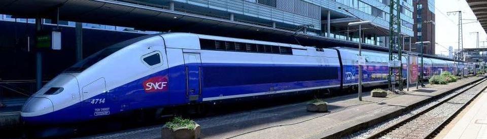 Der TGV von Freiburg nach Paris nimmt die Fahrt auf