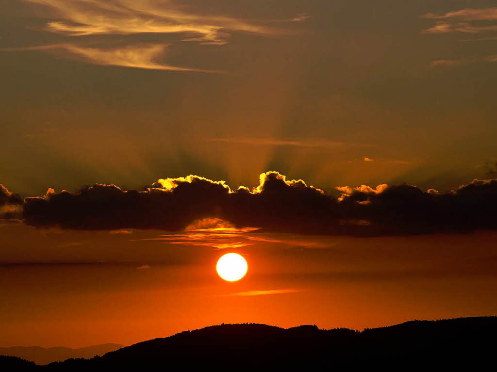 Peter Schler: Sonnenuntergang in Gersbach