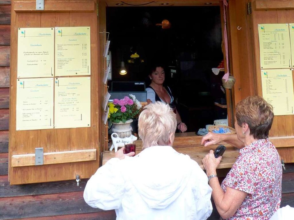 Beliebt: Die Gaststtte  in der Nhe des Nonnenmattweihers.  | Foto: Dirk Sattelberger