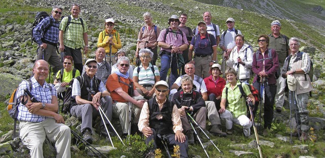 Die 25 Alpinwanderung des Schwarzwaldv...fand im Montafon in sterreich statt.   | Foto: Otmar Faller