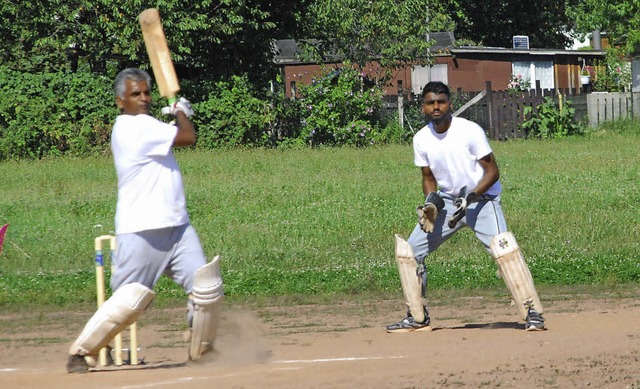 Die Cricket-Spieler auf der Richterwiese haben  groe sportliche Ambitionen.   | Foto: Danielle Hirschberger