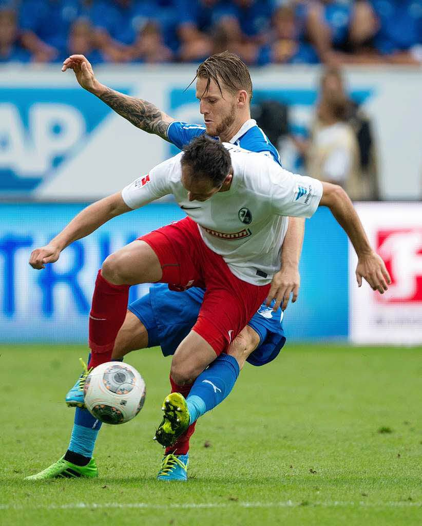 Der SC Freiburg trennt sich mit einem 3:3 von den Hoffenheimern.