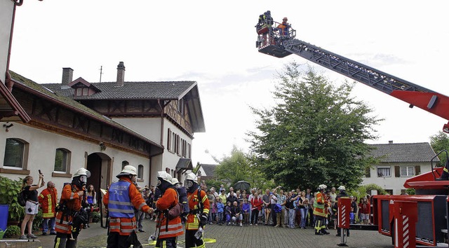 Die Schaubung lockte viele Besucher an.  | Foto: HEIDI FSSEL