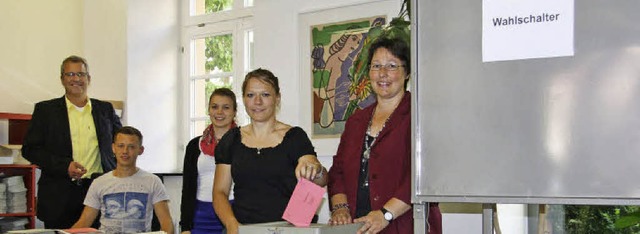 Das Team Wahlen erwartet die Briefwhl...auranne Hoeltzel und Claudia Leutert.  | Foto: Sandra Schoch