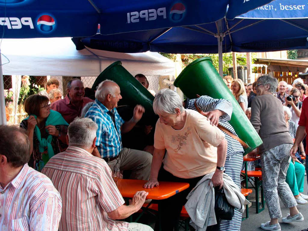 Viel Gaudi gab es bei der 4. Winzerolympiade in Wolfenweiler.