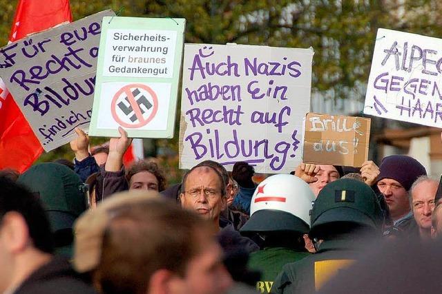 NPD-Wahlkampf und Gegendemo in Offenburg geplant