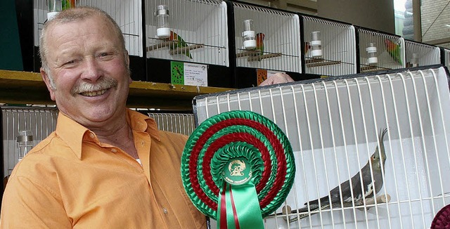 Otto Klblin-Bhler und sein Nymphensi...aben in Karlsruhe den EM-Titel geholt.  | Foto: Volker Knopf