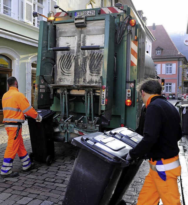 Niemand im Land macht so wenig Mll wie die Freiburger.  | Foto: Schneider