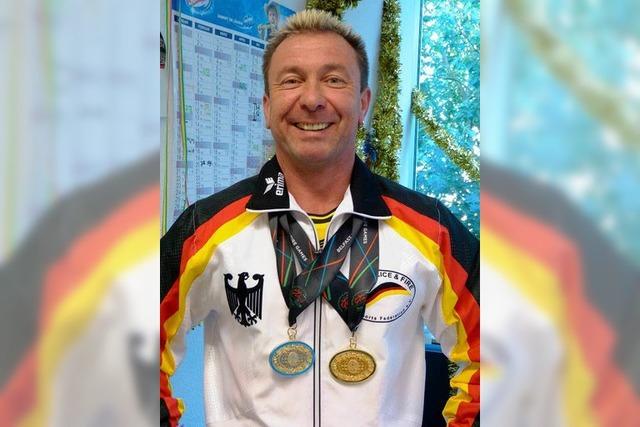 Zoll-Mitarbeiter Jrgen Buri ist Doppelweltmeister