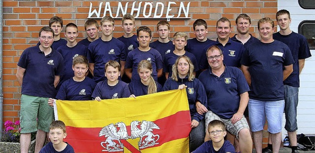 Gelebte Partnerschaft: Efringen-Kirche...der Blansinger Abteilung in Wanhden.   | Foto: Feuerwehr