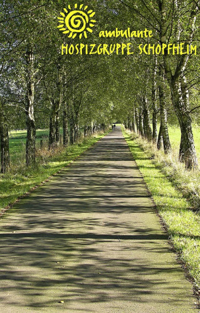 Ein Wegbegleiter fr trauernde Mensche...te die  Hospizgruppe Schopfheim sein.   | Foto: zvg