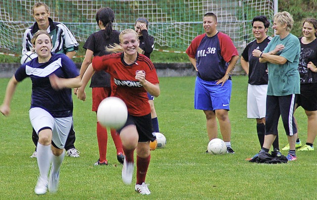 Von nichts kommt nichts: Das Training ...ste Konzentration und voller Einsatz.   | Foto: edgar steinfelder