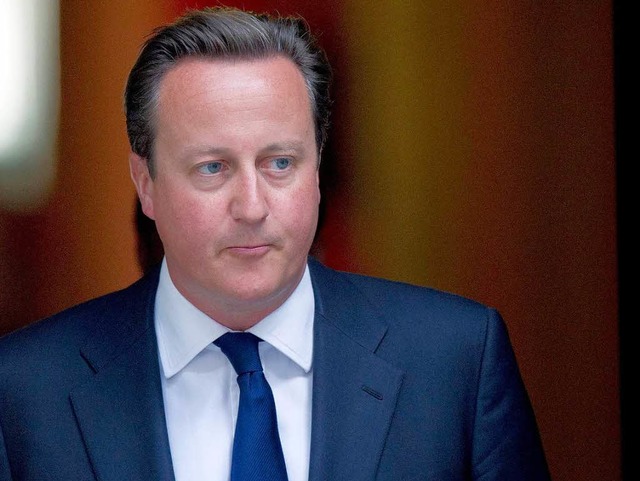 Weder die  Bevlkerung noch das Unterh...ier David Cameron, Syrien anzugreifen.  | Foto: dpa