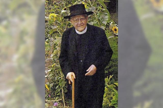 Er war Deutschlands ältester Priester
