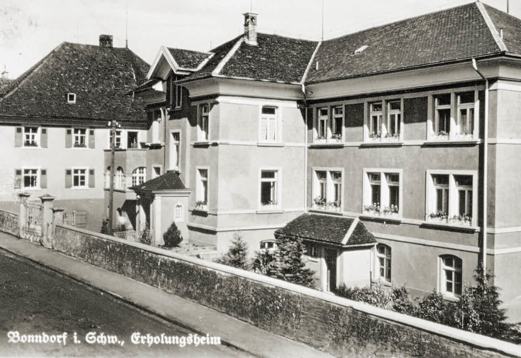 Von einer Mauer umgeben war das ehemalige Erholungsheim in Bonndorf.  | Foto: Günter Hany