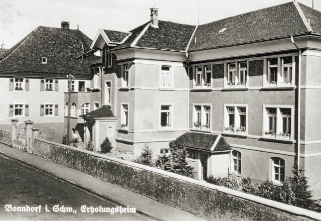 Von einer Mauer umgeben war das ehemalige Erholungsheim in Bonndorf.  | Foto: Gnter Hany