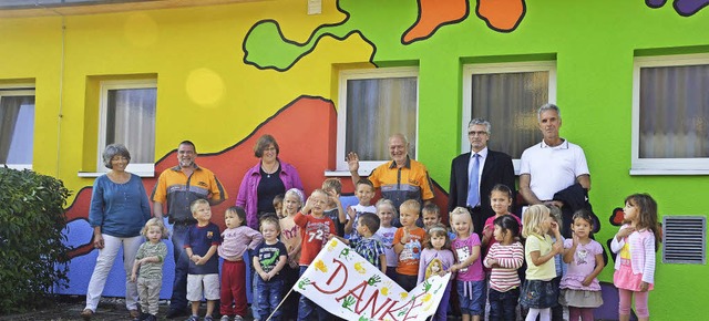 Das neue Kindergartenjahr kann kommen:...m Kraichgauer Knstler Carsten Kruse.   | Foto: M. Maier