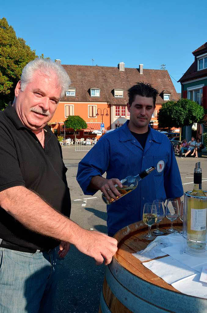 Impressionen von der Erffnung des Breisacher Weinfestes