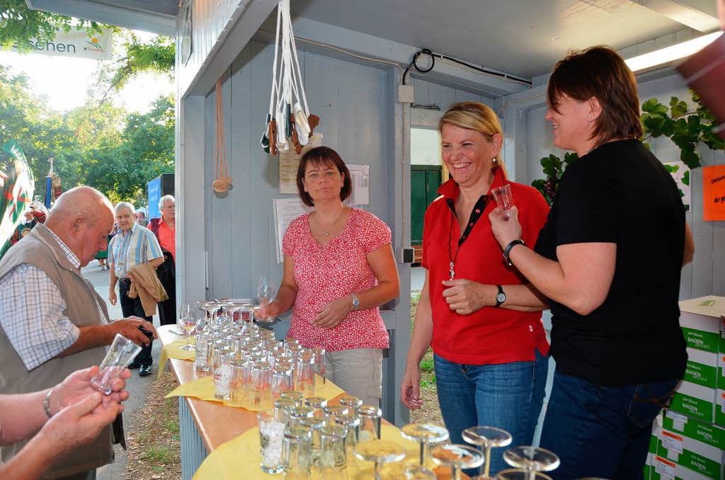 Impressionen von der Erffnung des Breisacher Weinfestes