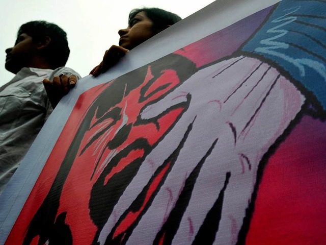 Alle 20 Minuten wird in Indien  eine Frau vergewaltigt.  | Foto: AFP