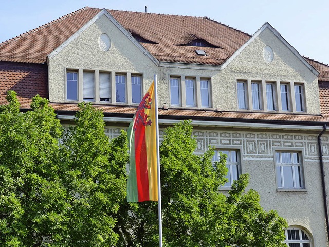 Die Stadtfarben sind bereits vor dem d...Licht fr den Kauf der Villa gegeben.   | Foto: Ingrid Bhm-Jacob