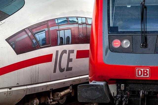 Begegnung: ICE trifft Regionalzug